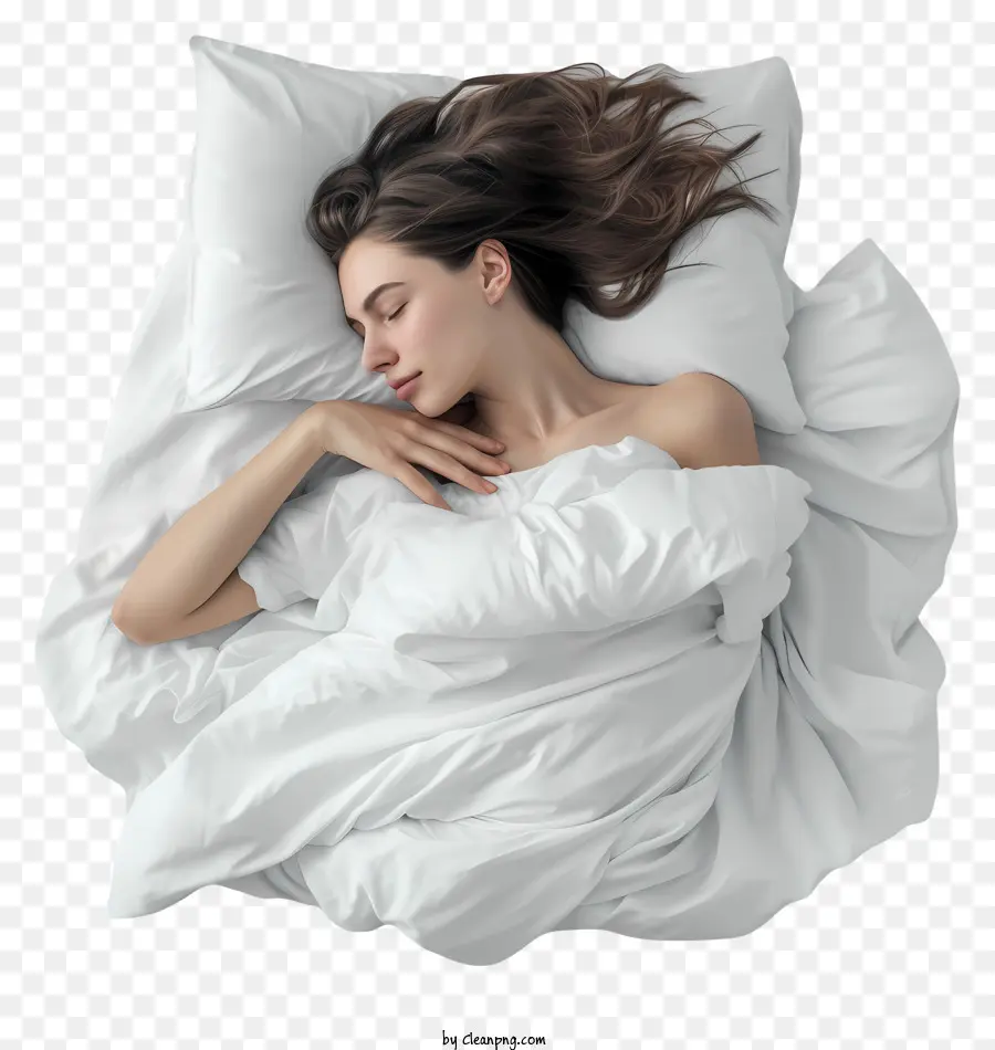 Mundo De Sueño De Día，Mujer Durmiendo PNG