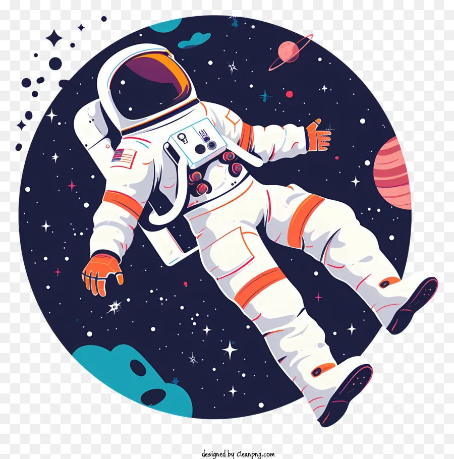 Espacio Flotante De Astronauta，Astronauta PNG