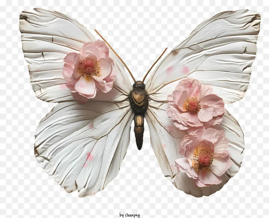 Arte De La Mariposa，Mariposa Blanca PNG