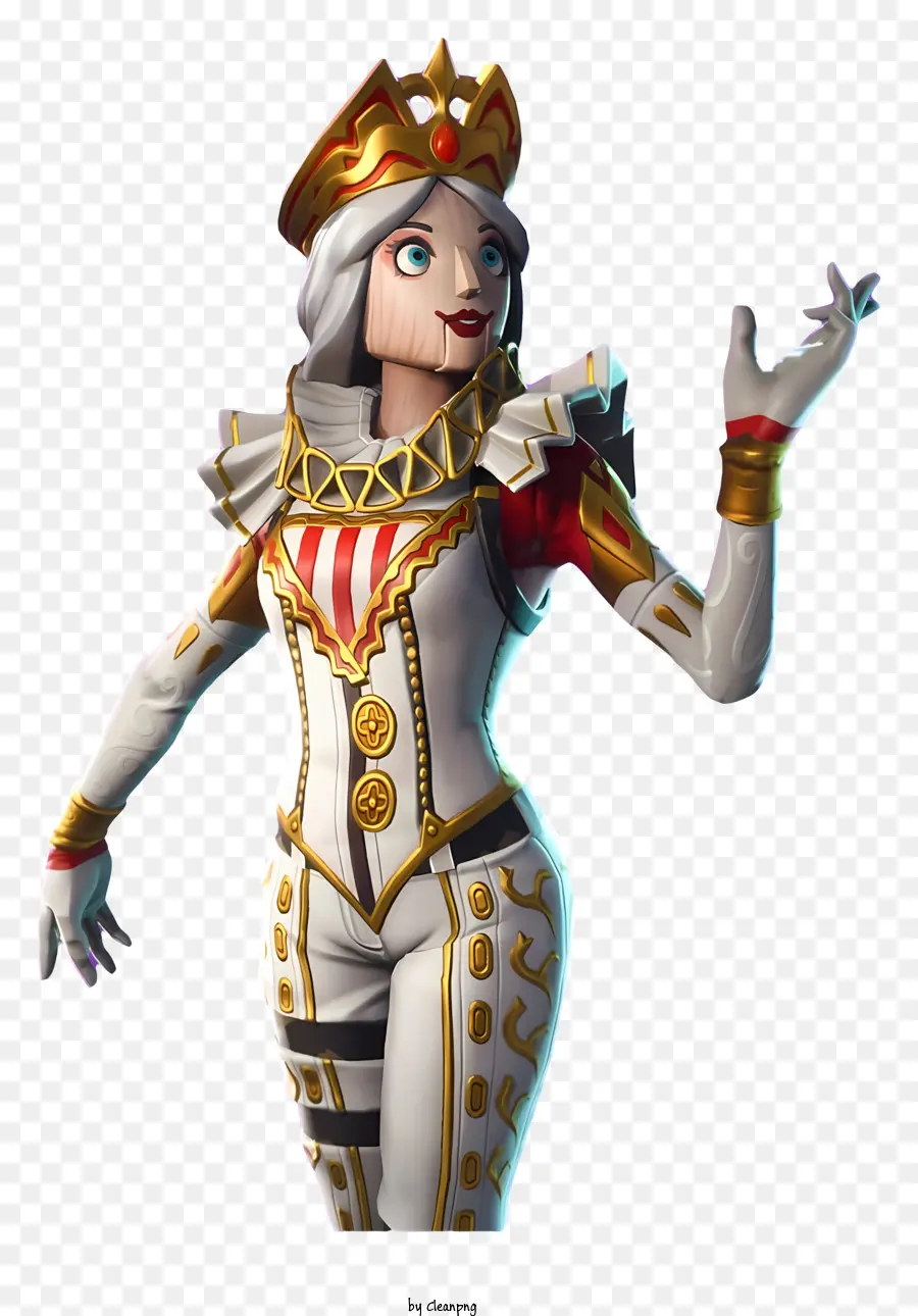 Fortnite，Reina Blanca PNG