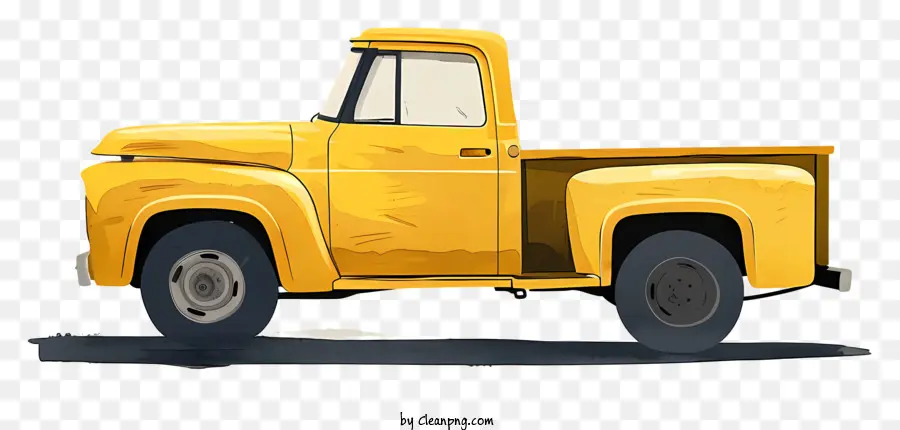 Camioneta，Amarillo PNG