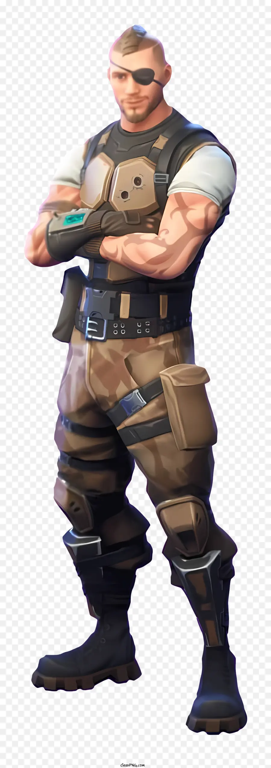 Fortnite，De Supervisión De Carácter PNG