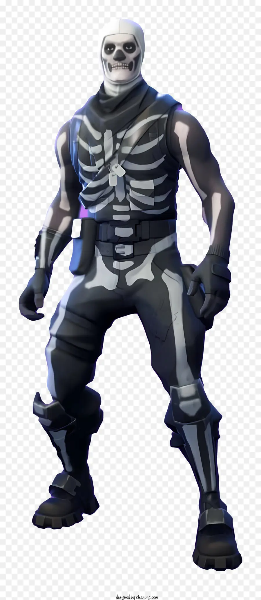 Fortnite，Traje De Esqueleto PNG