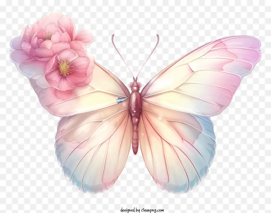 Elegante Icono De Mariposa，Mariposa PNG