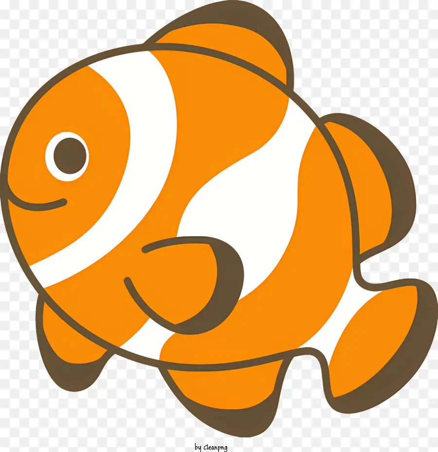 Los Peces，Pescado Naranja Y Blanco PNG