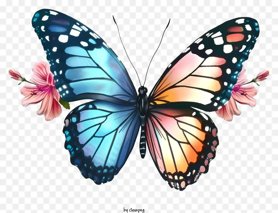 Elegante Icono De Mariposa，Mariposa PNG