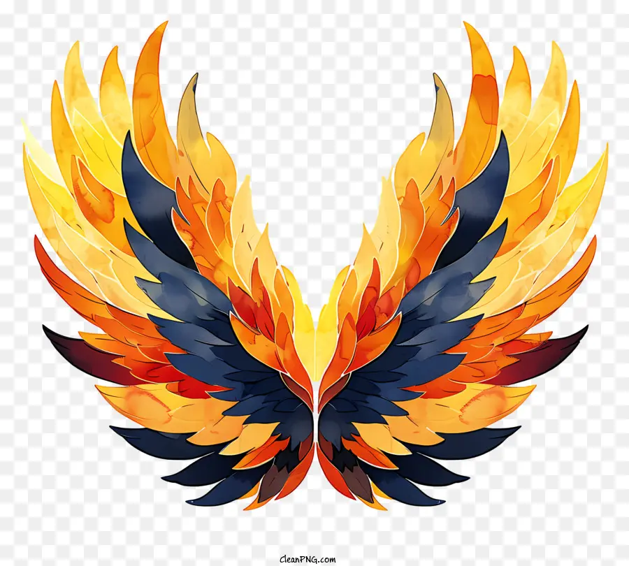 Alas De Fuego，Fénix PNG