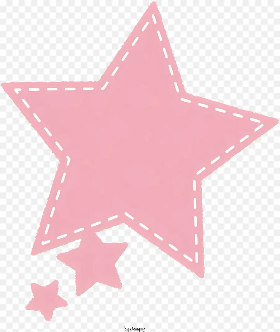 Texto De La Burbuja，Pink Star PNG