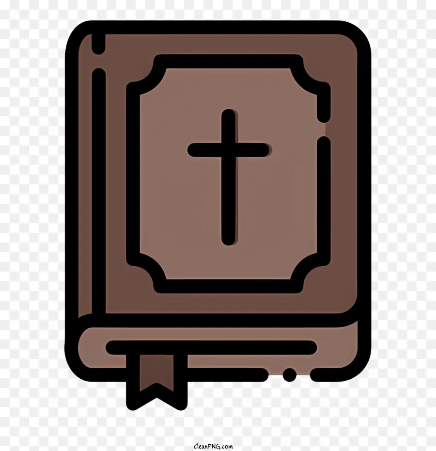 Libro De La Santa Biblia，Libro Con Cruz PNG