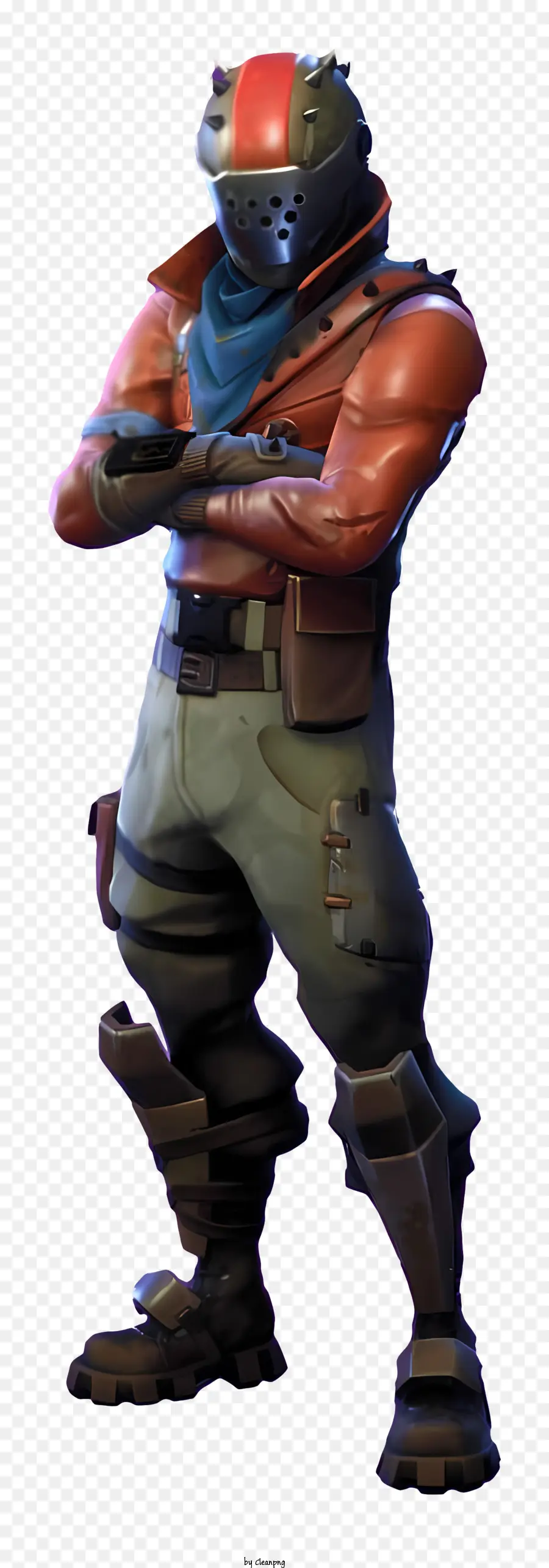 Fortnite，Carácter Militar Futurista PNG