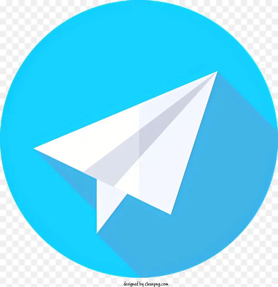 Telegrama Logotipo，Paper Airplane PNG