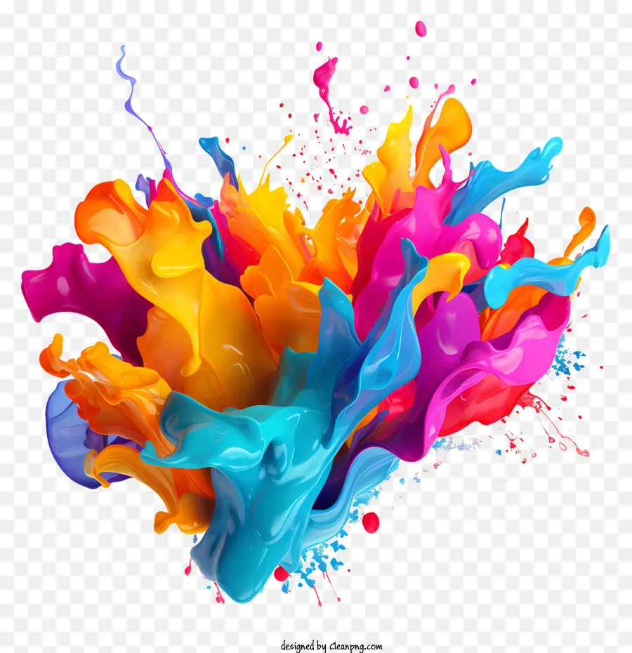 Holi，La Pintura Abstracta PNG