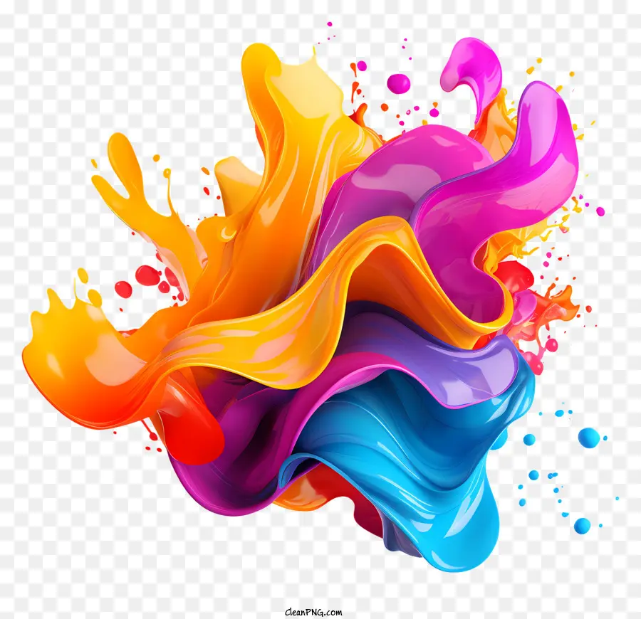 Holi，La Pintura Abstracta PNG