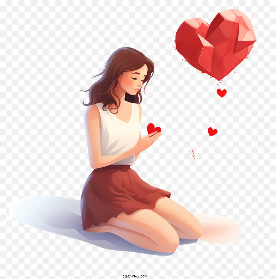 Chica De San Valentín，Chica PNG