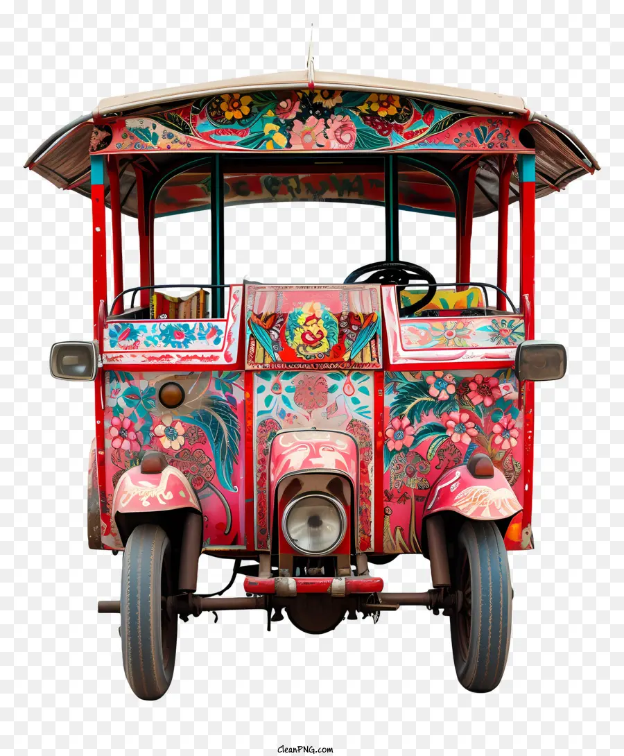 Auto Rickshaw，Coche Tradicional PNG