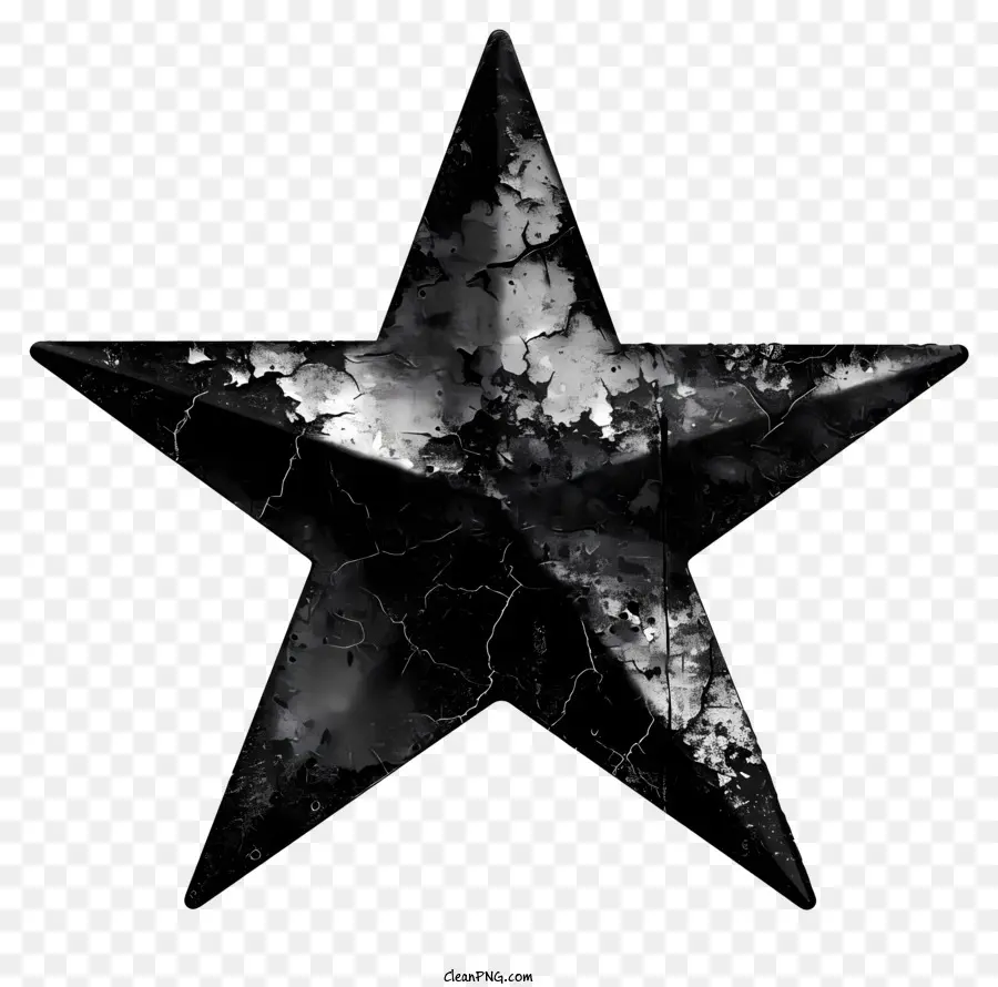 Black Star，Fotografía En Blanco Y Negro PNG