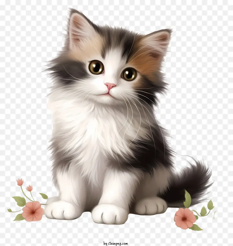 Gato De San Valentín，Lindo Gatito PNG