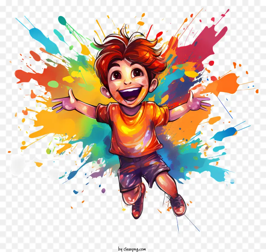 Holi，Personaje De Dibujos Animados PNG