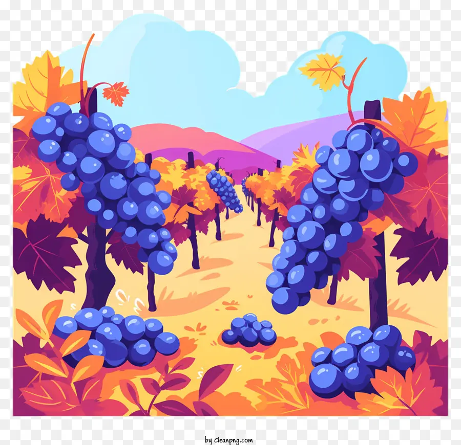 Granja De Uvas，Viñedo De Uva PNG