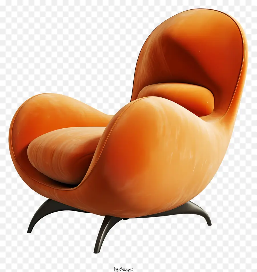 Sillón Moderno，Silla Curva PNG