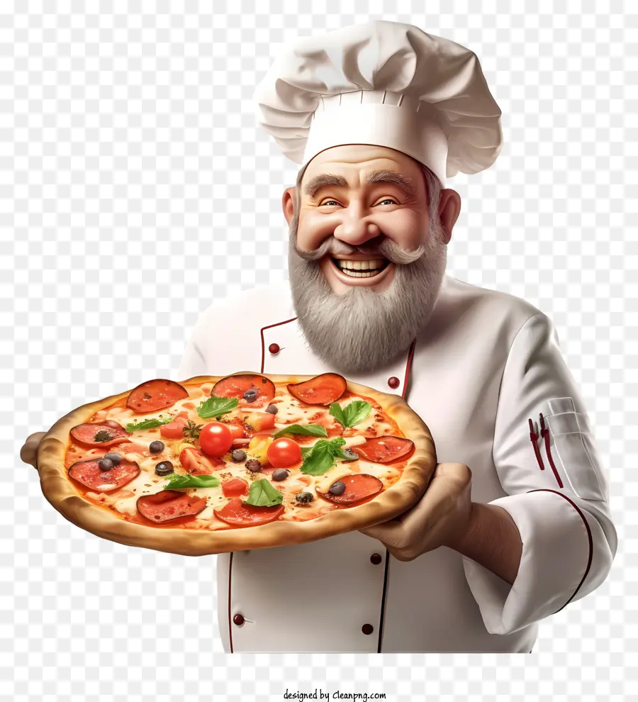 Pizza De San Valentin，Chef De Pizza PNG