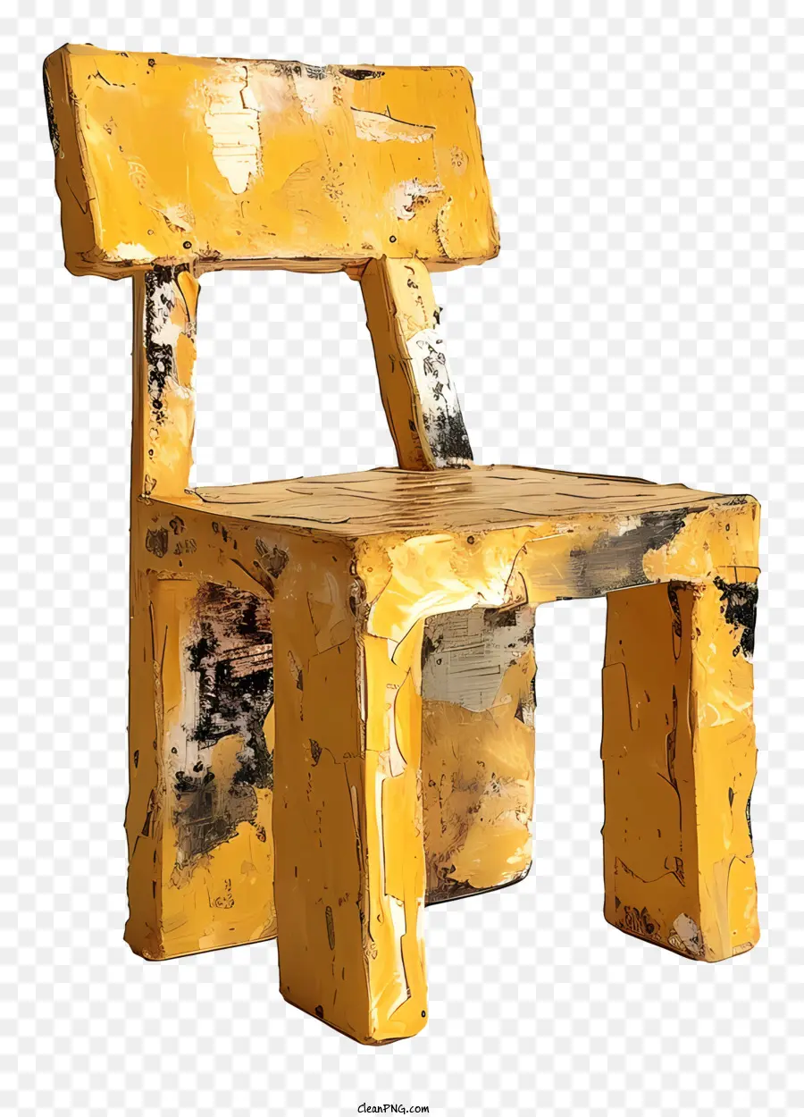 Sillón Moderno，Amarillo Silla PNG