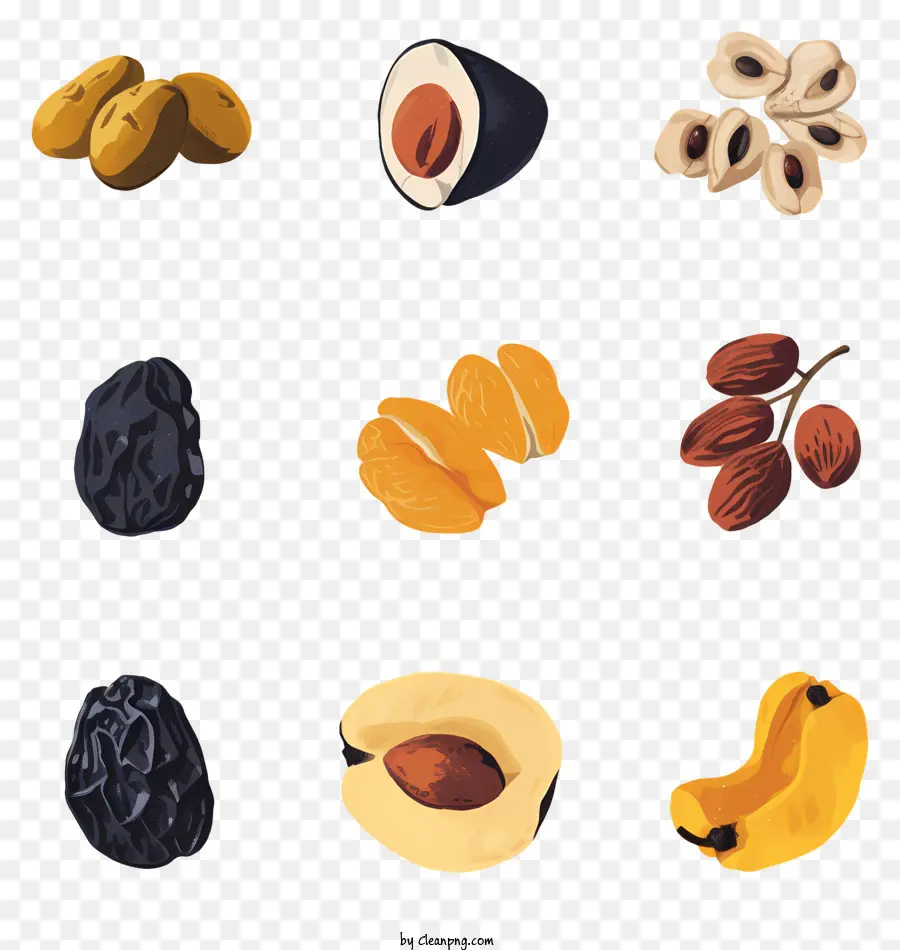 Frutos Secos，Tuercas PNG