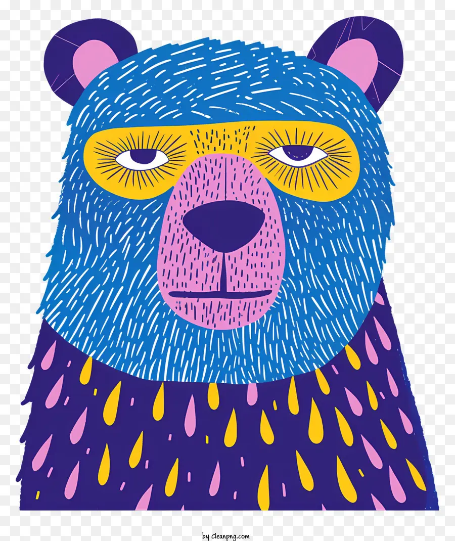 Oso Azul，Dibujos Animados PNG