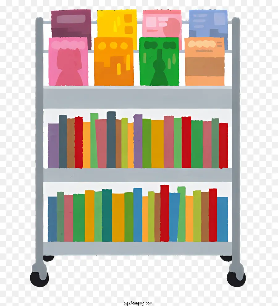 Pista De Libros，Estante Para Libros PNG