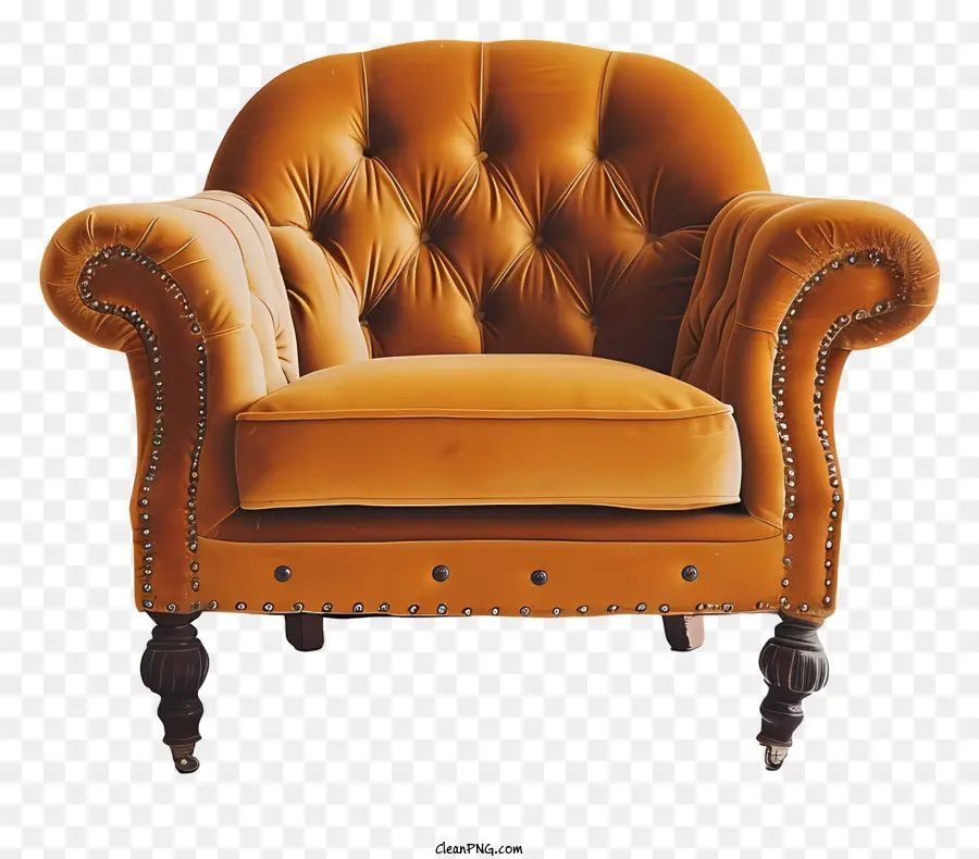 Sillón Moderno，Sillón De Terciopelo Antiguo PNG