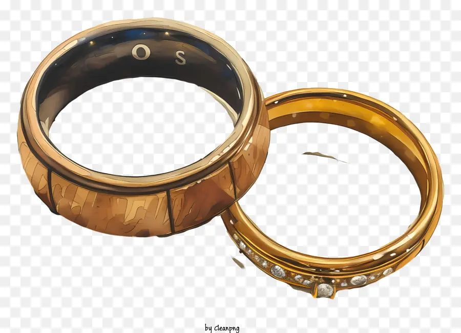 Anillos De Boda，Anillo De Madera PNG