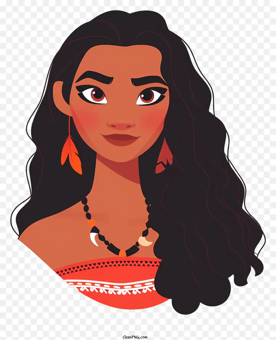 Moana，Chica Animada PNG