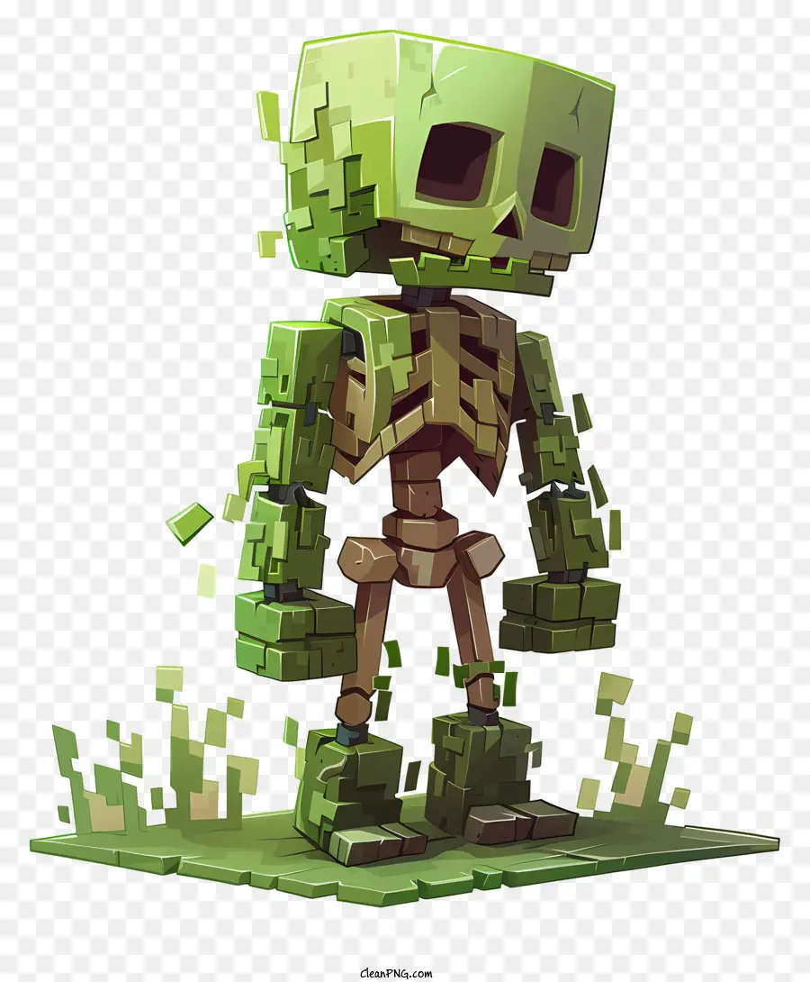 Minecraft，Personaje Pixelado PNG