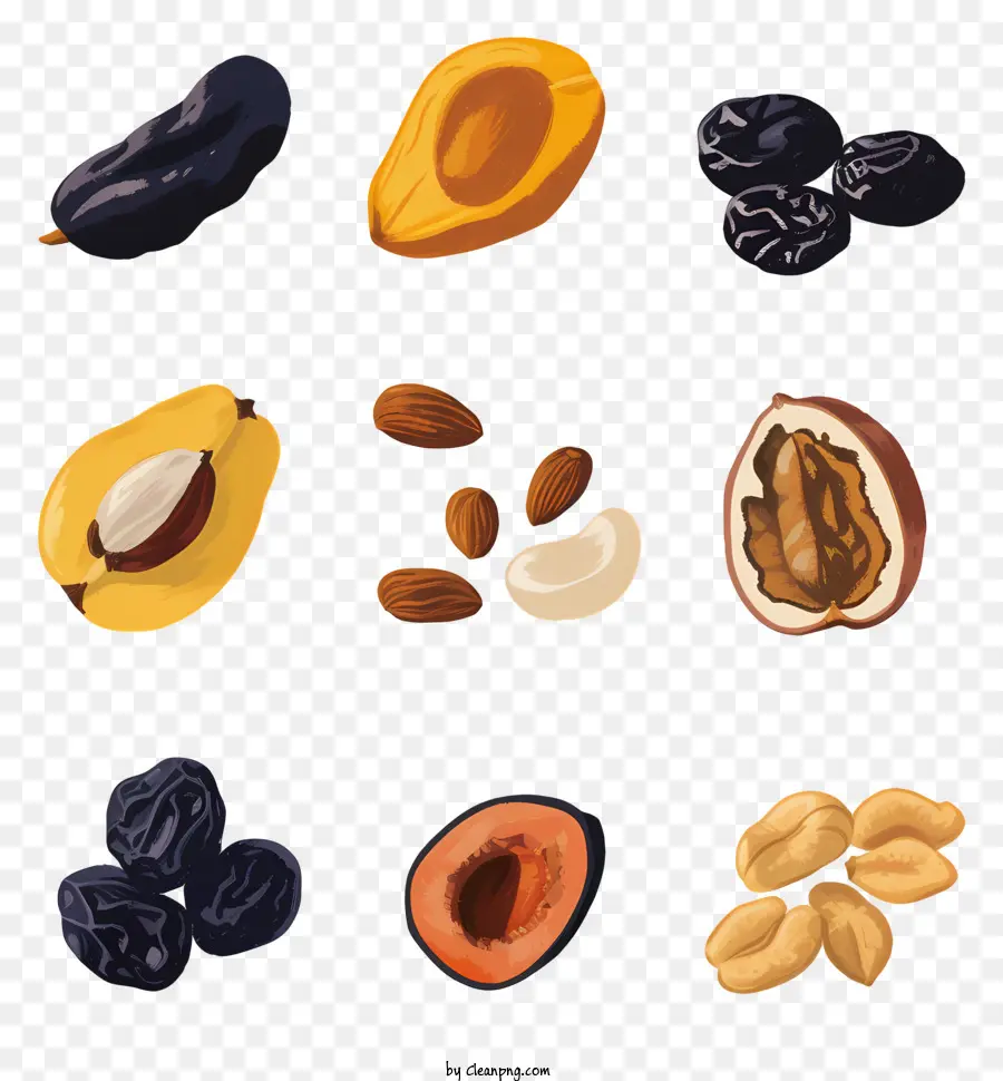 Frutos Secos，Frutas Y Frutos Secos PNG