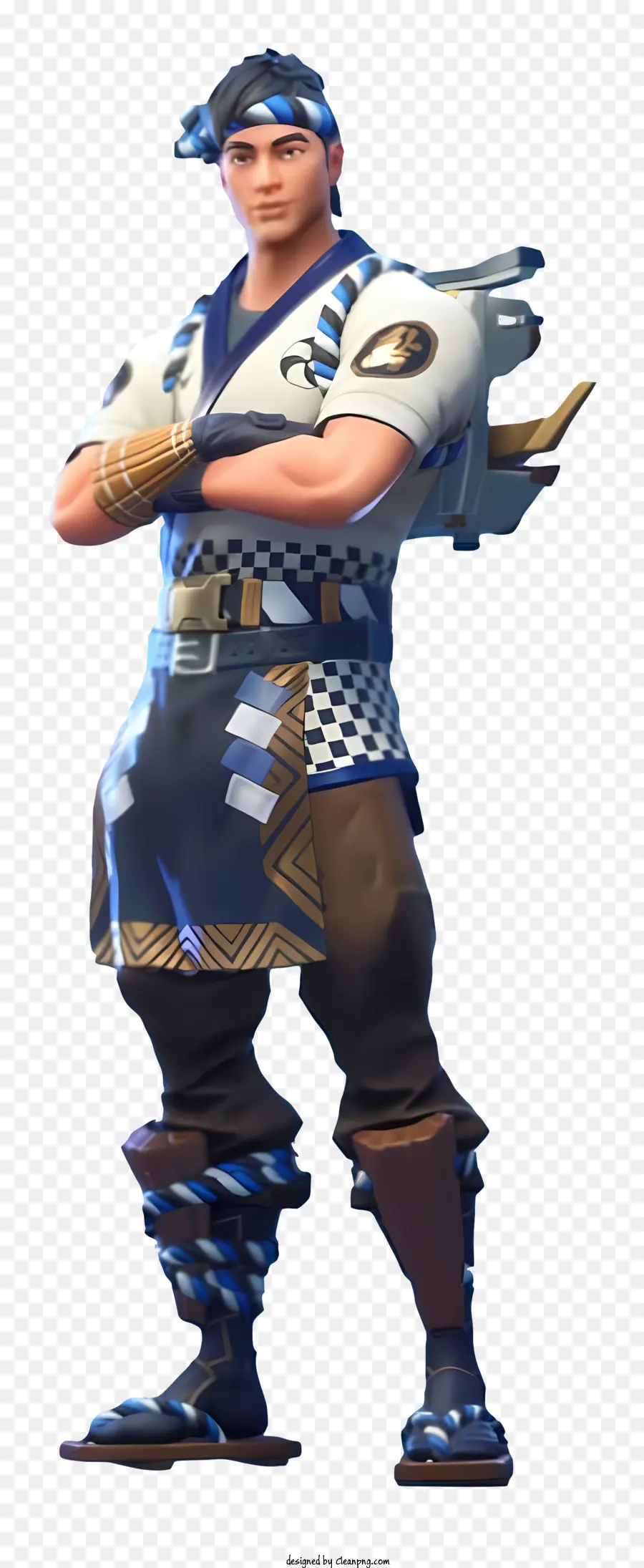 Fortnite，Atuendo Japonés Tradicional PNG