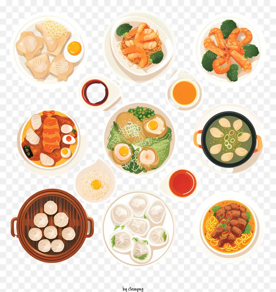 La Comida China，Cocina Asiática PNG