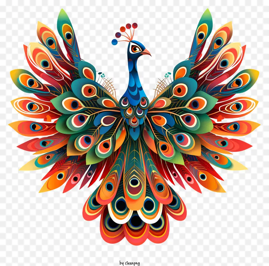 Pavo Real，Plumas PNG