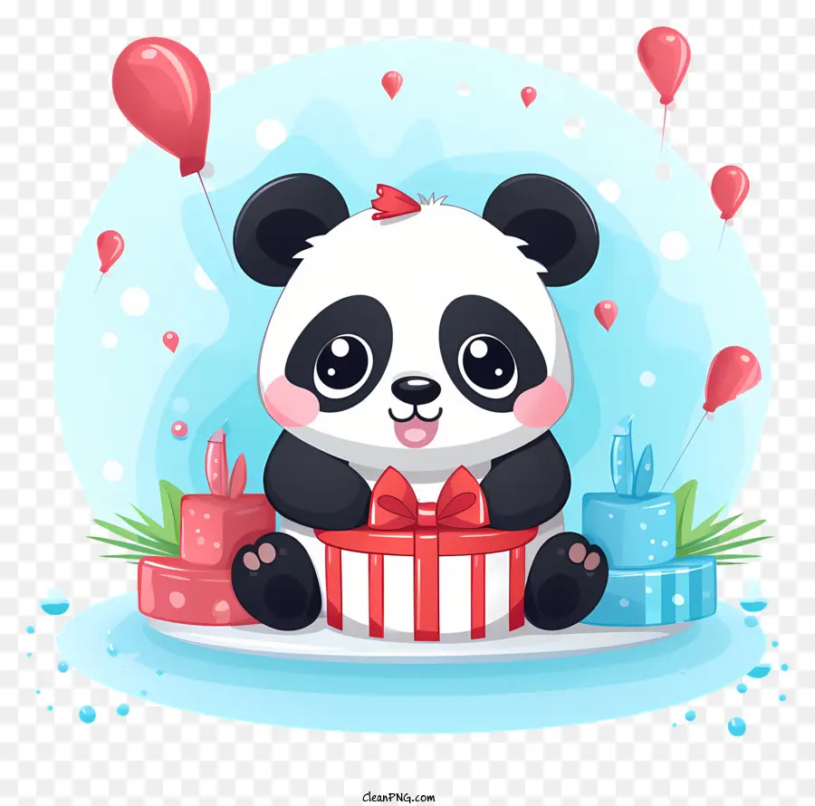 Día De Panda，Lindo Oso Panda PNG