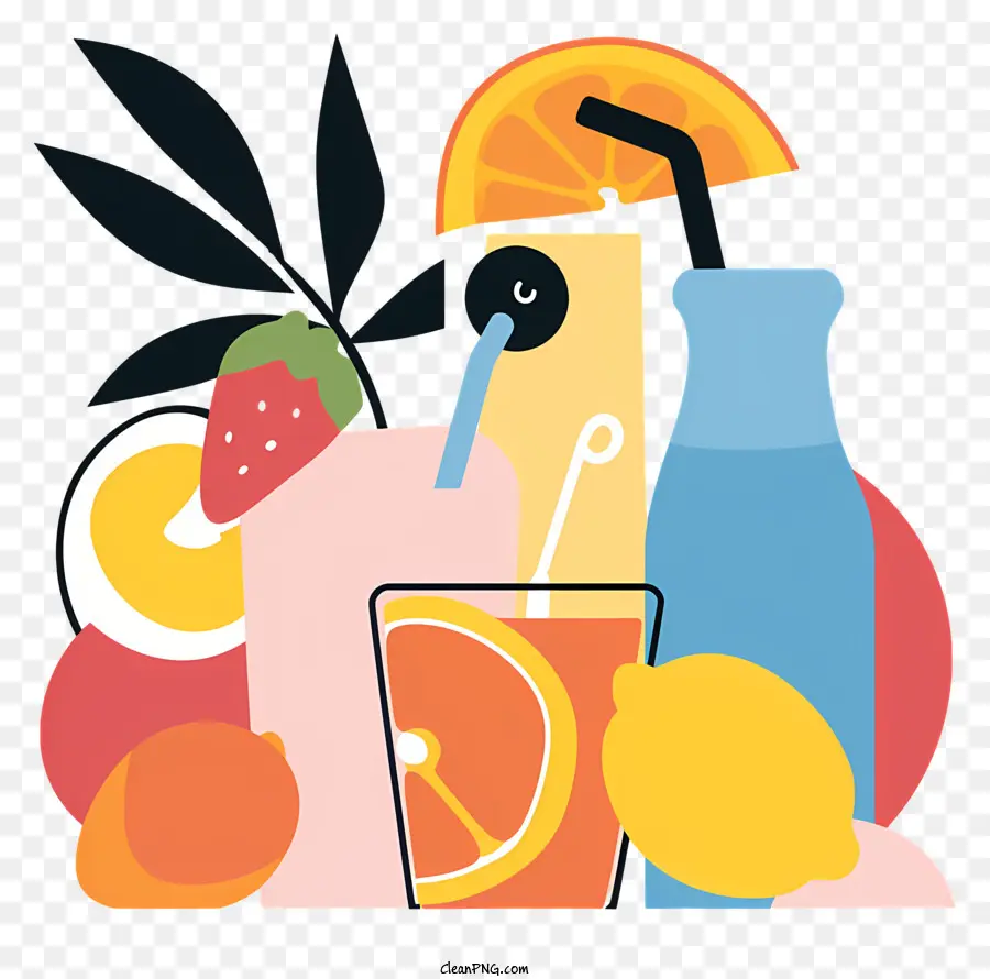 Bebidas，Frutas PNG