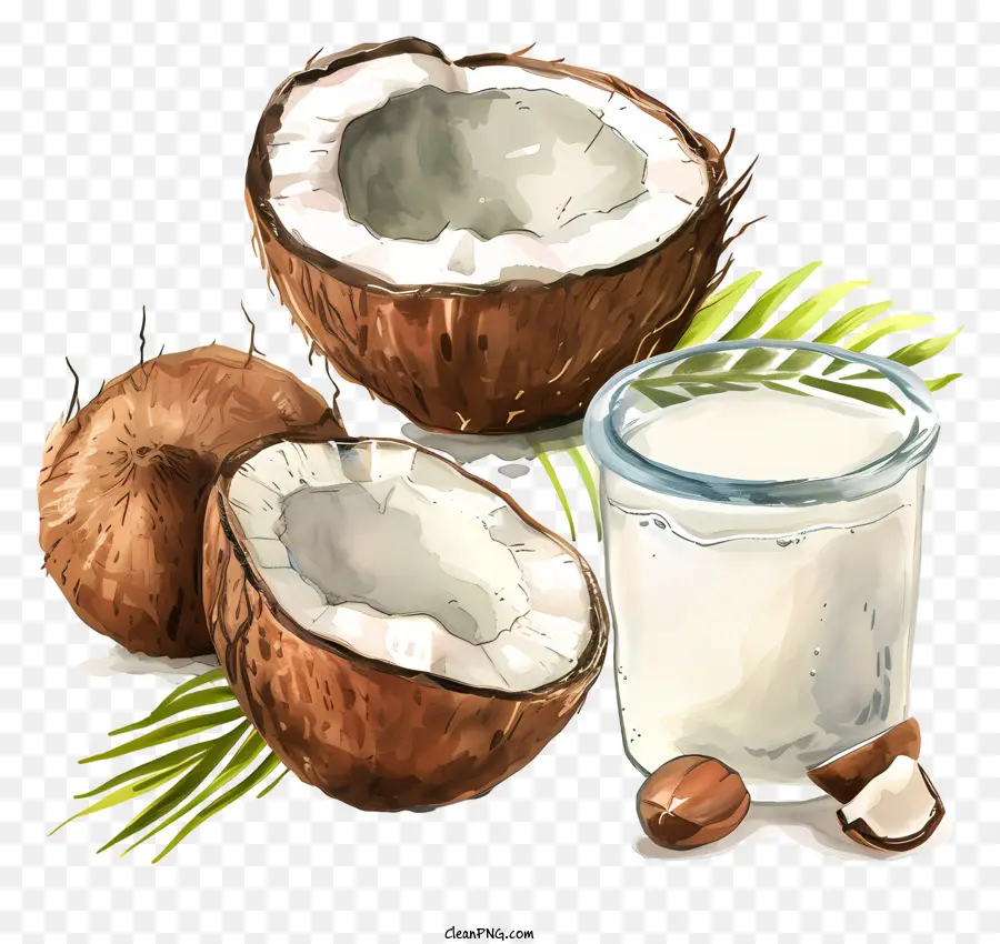 Bebida De Coco，La Leche De Coco PNG