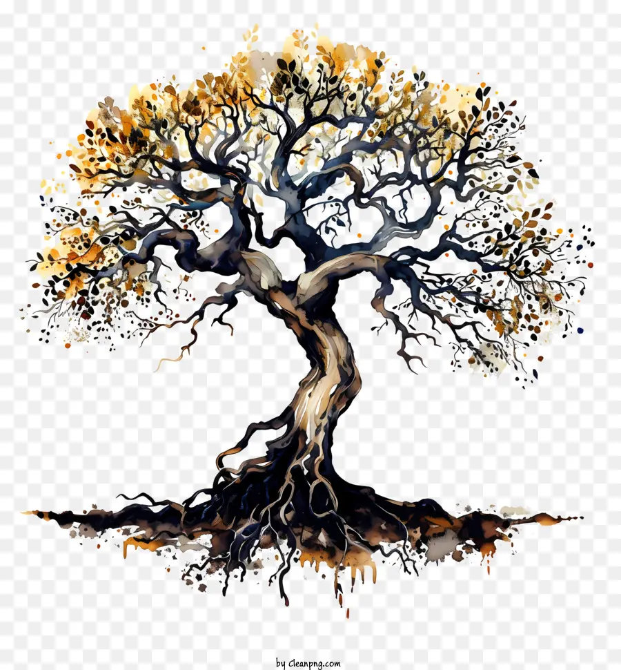 Árbol，Pintura PNG