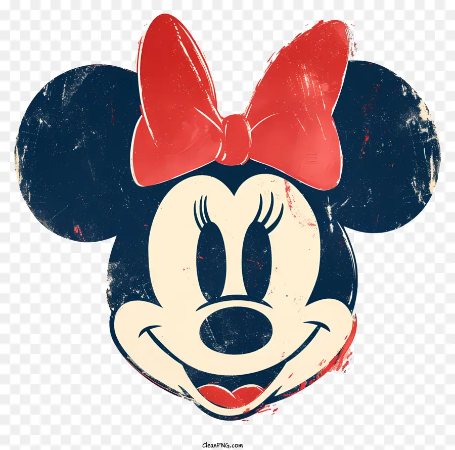 Minnie Mouse，Arco Rojo PNG