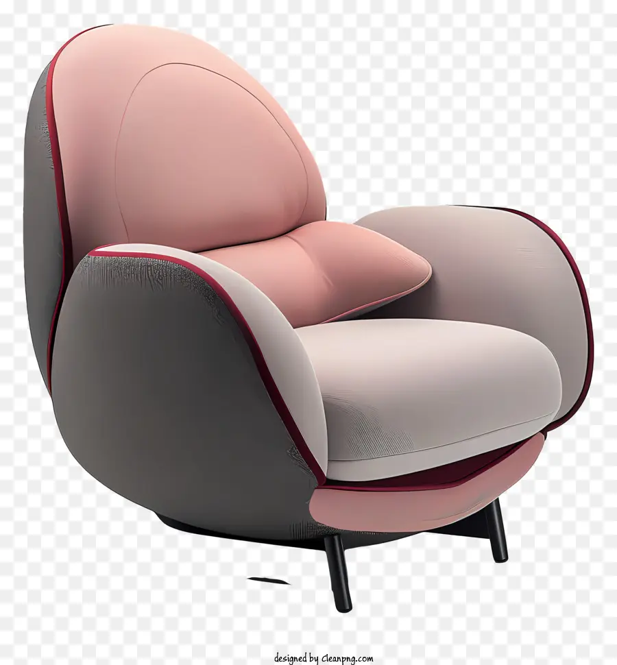 Sillón Moderno，Material Suave PNG