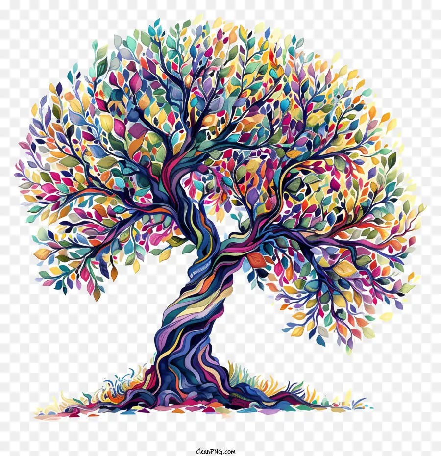 Árbol，árbol Colorido PNG