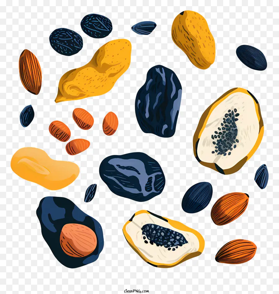 Frutos Secos，Tuercas PNG