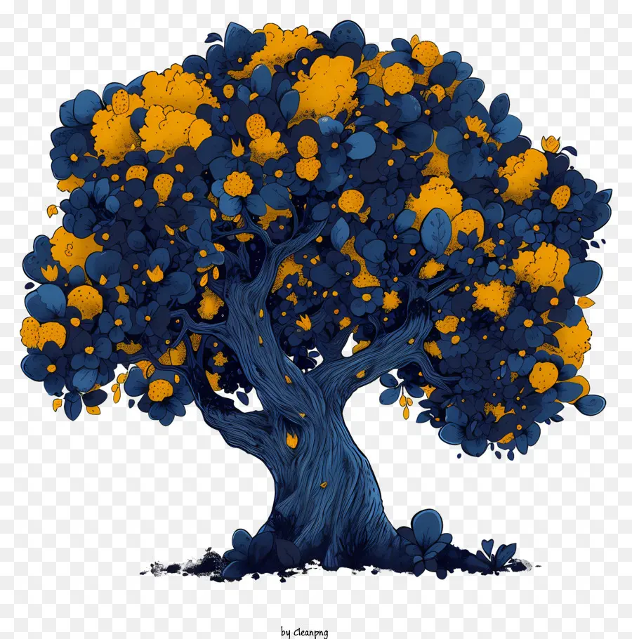 Árbol，Blue Tree PNG