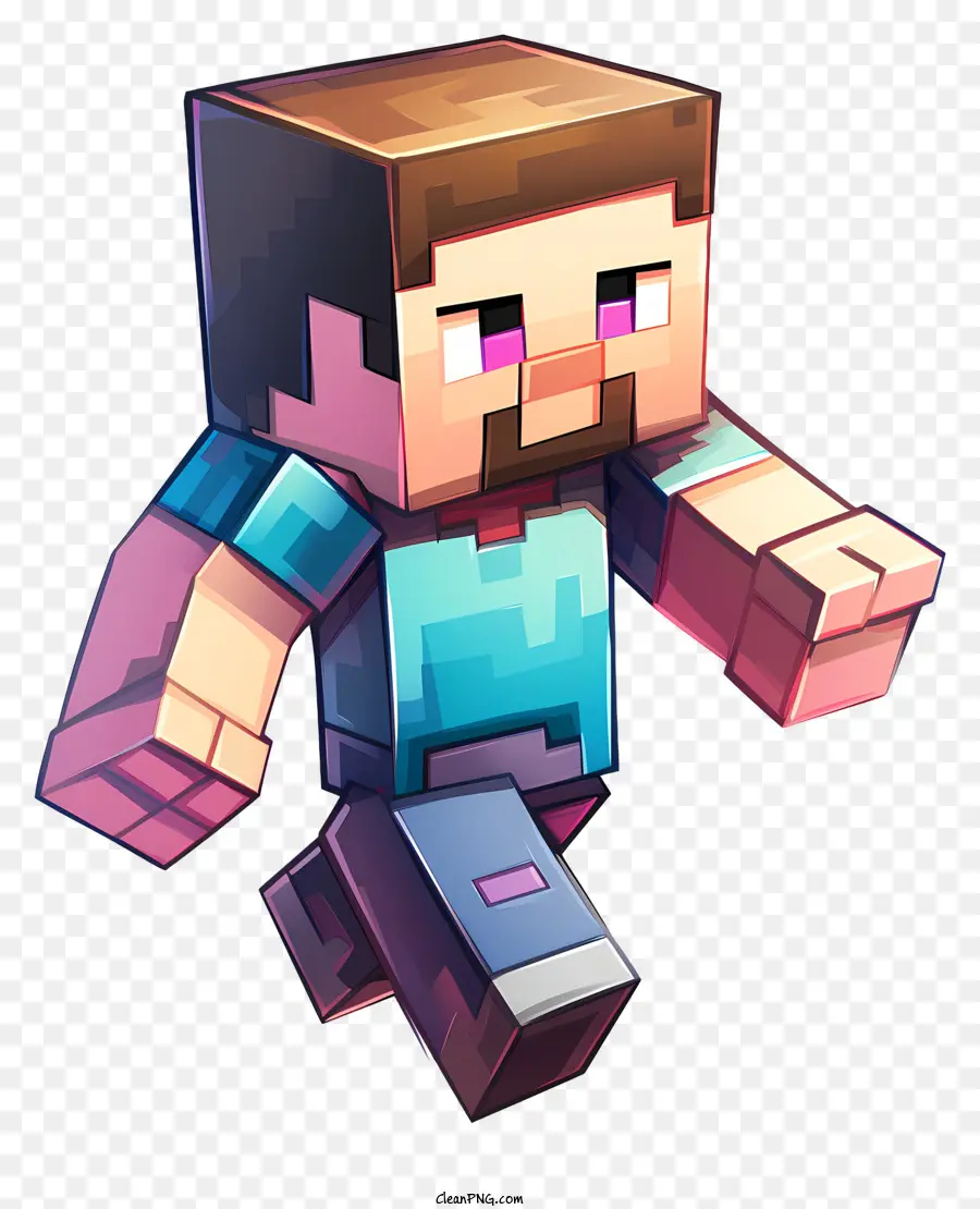 Minecraft Steve，Personaje De Minecraft PNG