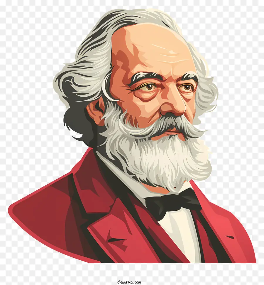Karl Marx，La Pajarita PNG