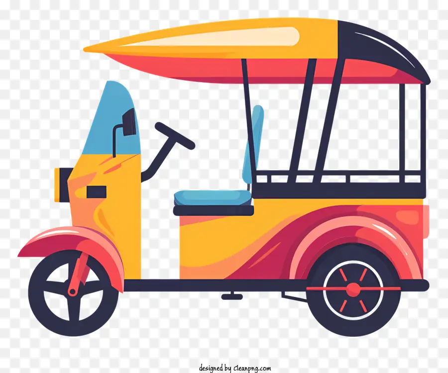 Auto Rickshaw，Vehículo Pequeño PNG