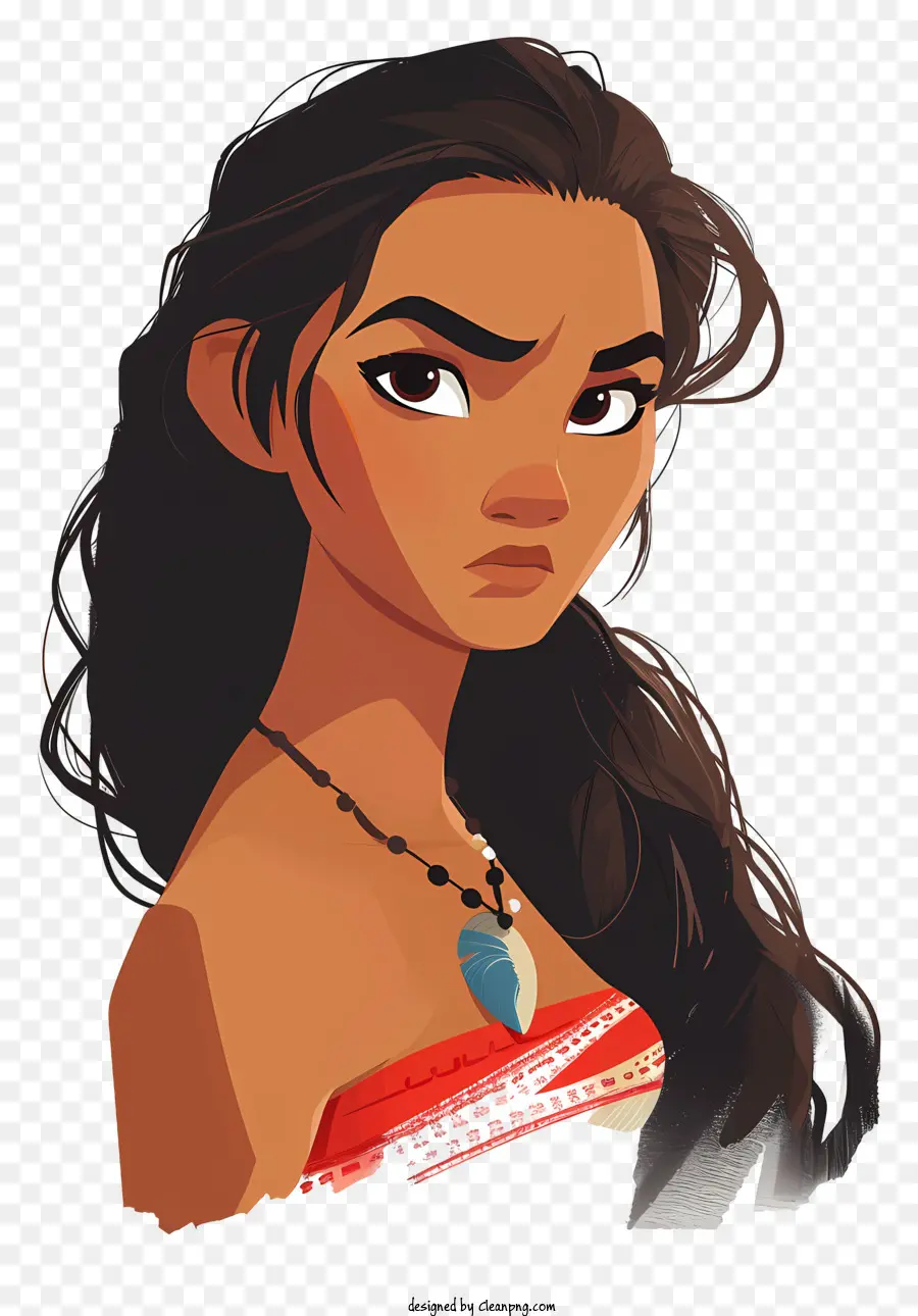 Moana，Chica Animada PNG